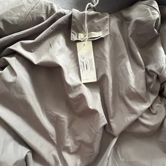 NWT Astrid Oversized Statement Faux Fur Cardigan – Grey – Sample